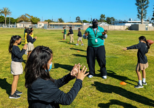 Family Fun Activities at the Start and Finish Line of the Fun Run in Glendale, California